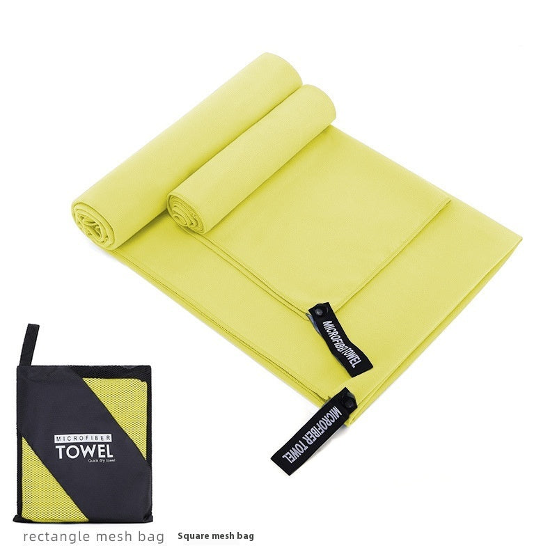 HKM-760787 Ultra-Absorbent Double-Sided Velvet Quick-Drying Sports Towel with Multiple Pocket Options