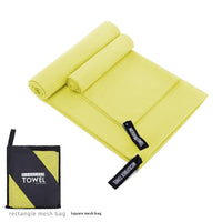HKM-760787 Ultra-Absorbent Double-Sided Velvet Quick-Drying Sports Towel with Multiple Pocket Options