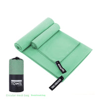 HKM-760787 Ultra-Absorbent Double-Sided Velvet Quick-Drying Sports Towel with Multiple Pocket Options