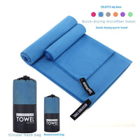 HKM-760787 Ultra-Absorbent Double-Sided Velvet Quick-Drying Sports Towel with Multiple Pocket Options