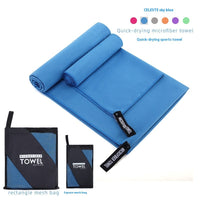 HKM-760787 Ultra-Absorbent Double-Sided Velvet Quick-Drying Sports Towel with Multiple Pocket Options