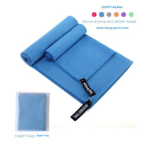 HKM-760787 Ultra-Absorbent Double-Sided Velvet Quick-Drying Sports Towel with Multiple Pocket Options