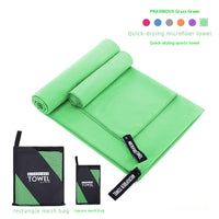 HKM-760787 Ultra-Absorbent Double-Sided Velvet Quick-Drying Sports Towel with Multiple Pocket Options