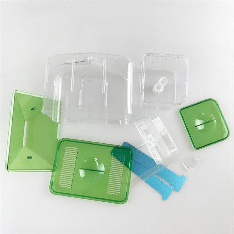 HKM-761043 Double Layer Floating Isolation Box for Guppies and Betta Fish with Feeding Access