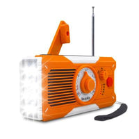 HKM-761107 Emergency Hand Radio with Flashlight and Reading Light – USB Rechargeable, Portable, Multifunctional, ABS Material, Compact Design