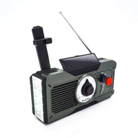 HKM-761107 Emergency Hand Radio with Flashlight and Reading Light – USB Rechargeable, Portable, Multifunctional, ABS Material, Compact Design