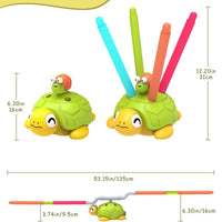 HKM-761171 3-in-1 Plastic Turtle Water Sprinkler for Kids - Splash Water Toys for Summer Fun