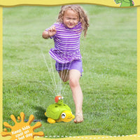 HKM-761171 3-in-1 Plastic Turtle Water Sprinkler for Kids - Splash Water Toys for Summer Fun