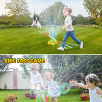 HKM-761171 3-in-1 Plastic Turtle Water Sprinkler for Kids - Splash Water Toys for Summer Fun