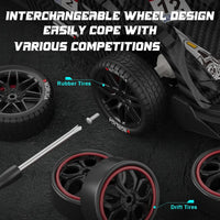 HKM-761363 1/14 Scale Remote Control Drift Car - High Speed 20km/h Electric Racer with LED Lights for Kids