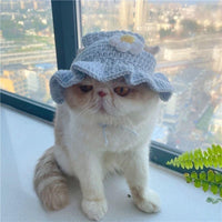 HKM-761363 Knitted Pet Headdresses - Fun Frog, Pig, Tiger, Floral & More Designs