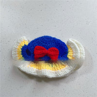 HKM-761363 Knitted Pet Headdresses - Fun Frog, Pig, Tiger, Floral & More Designs