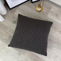 HKM-761363 Nordic Wool Knitted Pillow Cushion in Solid Colors