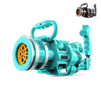 HKM-761619 Automatic Bubble Gatling Blower with Lights and Music for Outdoor Fun