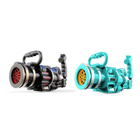 HKM-761619 Automatic Bubble Gatling Blower with Lights and Music for Outdoor Fun