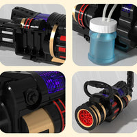 HKM-761619 Automatic Bubble Gatling Blower with Lights and Music for Outdoor Fun