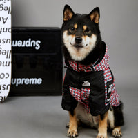 HKM-761683 Windproof and Rainproof Dog Raincoat Shell Jacket in Black, Blue, and Red with Multiple Sizes Available