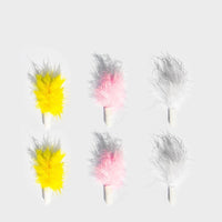 HKM-761811 Electric Rechargeable Automatic Teasing Cat Feather Toy with Vibration Induction and 15-Hour Battery Life