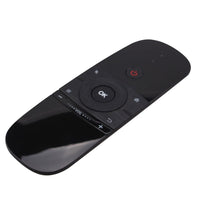 HKM-761875 Compact Wireless Keyboard, Mouse, and Remote Control Set - Portable 57 Keys with USB Rechargeable Battery