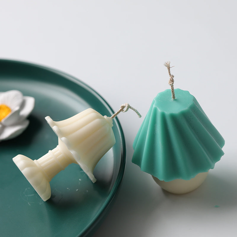 HKM-762067 Elegant Handmade Silica Gel Candle Mold and Lamp Stand Decor