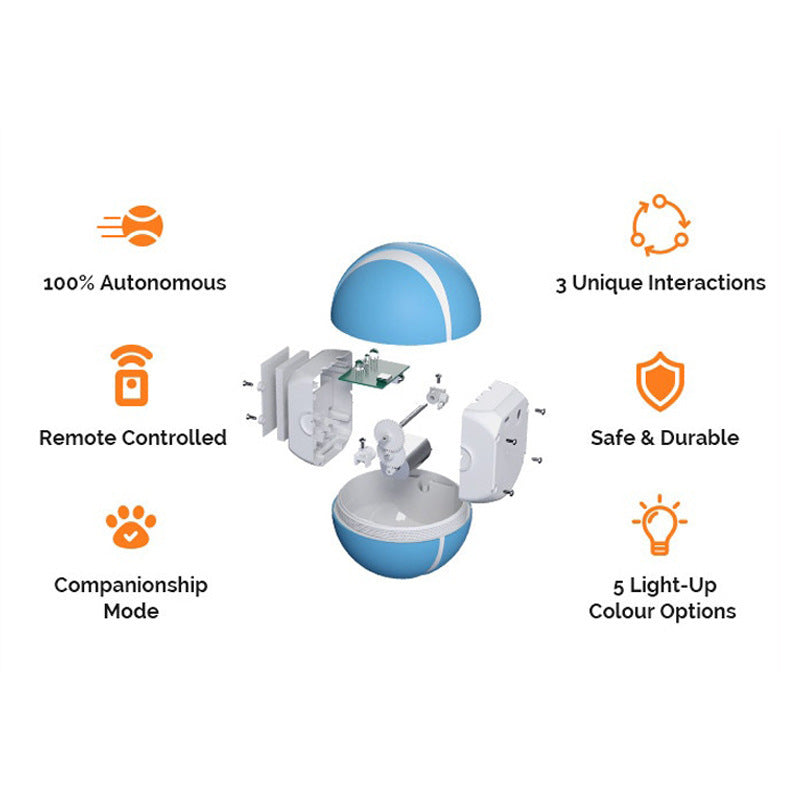 HKM-762131 Wireless Smart Remote Control Pet Toy with LED Flashing Lights