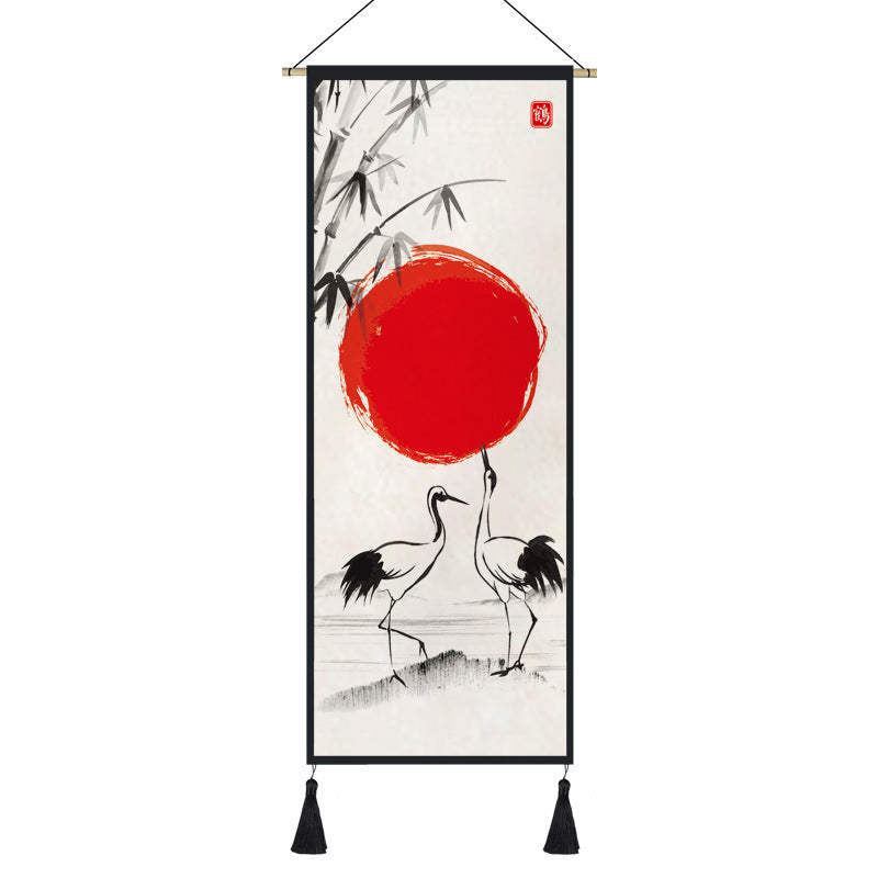 KTX-762195 Japanese Style Festive Wall Tapestry for Living Room and Porch Decoration