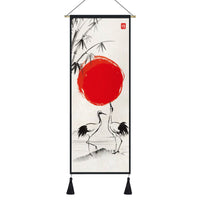 HKM-762195 Japanese Style Festive Wall Tapestry for Living Room and Porch Decoration