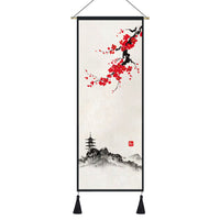 HKM-762195 Japanese Style Festive Wall Tapestry for Living Room and Porch Decoration