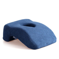 HKM-762195 Siesta Pillow - Ergonomic Lunch Break Cushion with Breathable Velvet Fabric, 31x23x11cm