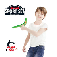 HKM-762323 Kids Outdoor Plastic Boomerang Flying Disc Toy for Ages 2-13