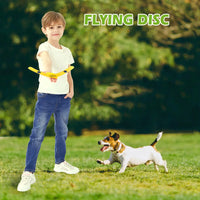HKM-762323 Kids Outdoor Plastic Boomerang Flying Disc Toy for Ages 2-13