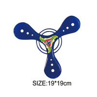 HKM-762323 Kids Outdoor Plastic Boomerang Flying Disc Toy for Ages 2-13