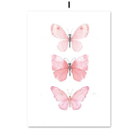 HKM-762451 Ballet Alphanumeric Children's Room Canvas Art - 13x18cm, 15x20cm, 21x30cm Options