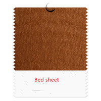 HKM-762515 Caramel Knitted Cotton Bedding Set - Skin-Friendly, 4-Piece Nude Collection for Various Bed Sizes