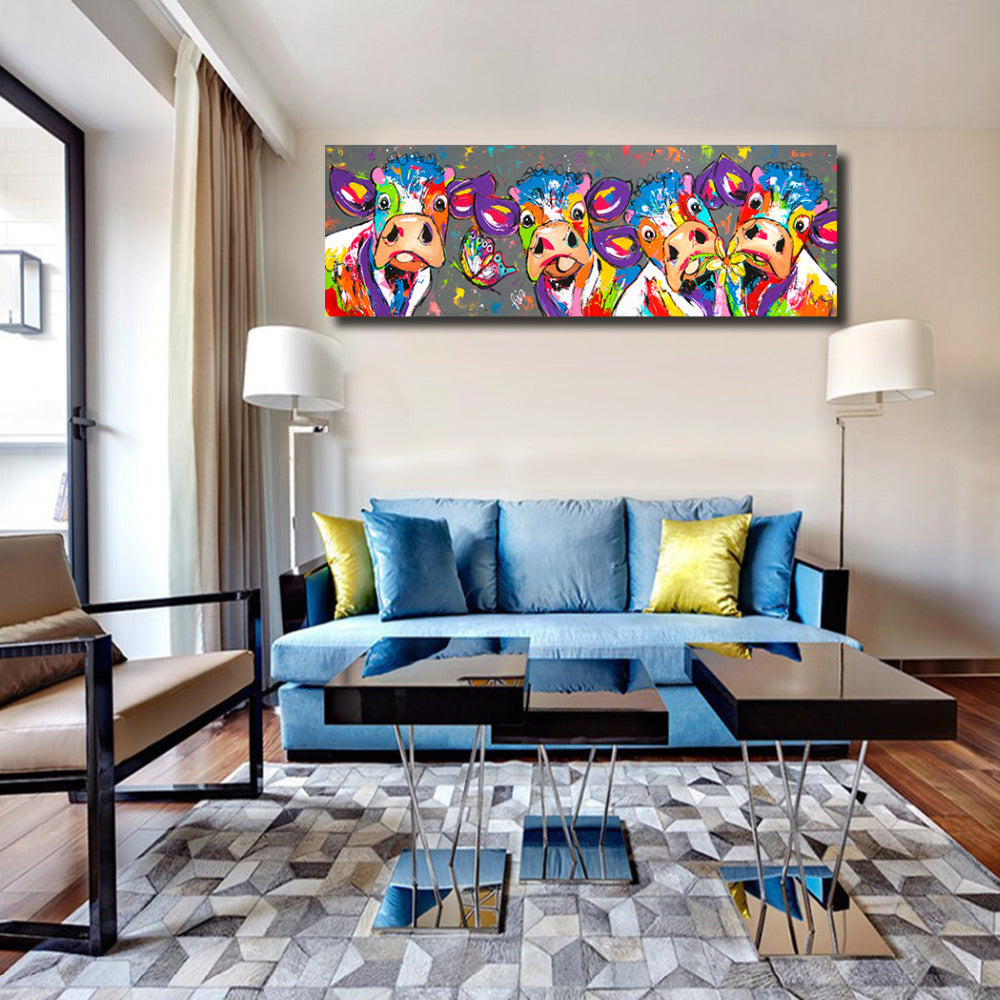 HKM-762515 Colorful Non-Woven Inkjet Wall Art - Unframed Home Decor