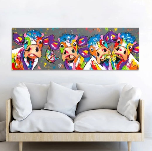 HKM-762515 Colorful Non-Woven Inkjet Wall Art - Unframed Home Decor
