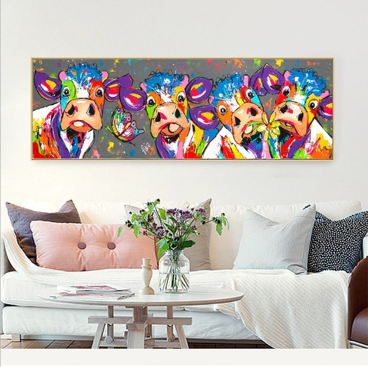 HKM-762515 Colorful Non-Woven Inkjet Wall Art - Unframed Home Decor