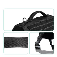 HKM-762515 Comfortable Waterproof Nylon Pet Walking Dog Leash with Chest Strap in Black and Army Green