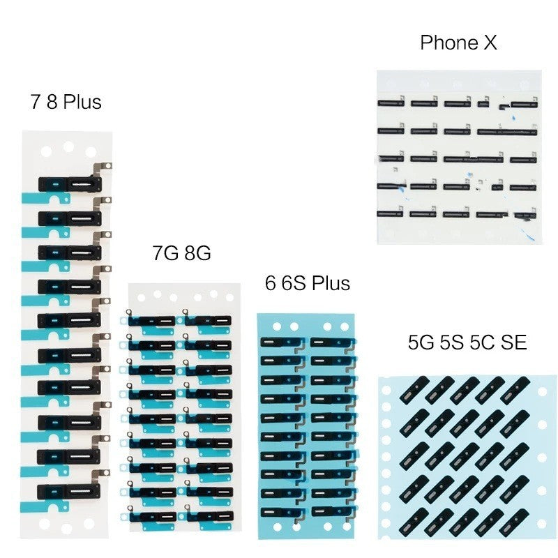HKM-762579 Handset Network Assembly - 100PCS Compatible with iPhone Models 7, 8, X, 11, 12, and 13