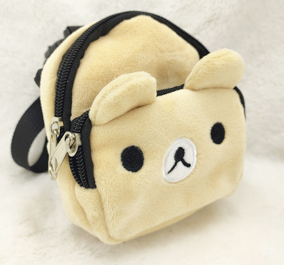 HKM-762707 Adjustable Cartoon Pet Backpack Harness for Outdoor Travel with Snack Bag