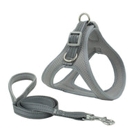 HKM-762707 Adjustable Nylon Pet Chest Harness with Traction Rope