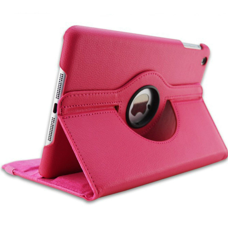 HKM-762771 Tablet Case for iPad Mini 4 with Rotating Bracket and Protective Shell in Various Styles