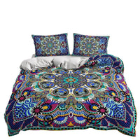 HKM-762835 Printed Quilt Cover Set with Bed Sheet and Pillowcase - Multiple Sizes Available