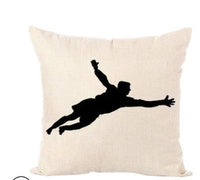 HKM-762963 Nordic Style Linen Basketball Throw Pillow Cover for Home Decor - 45x45cm