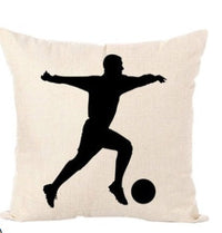 HKM-762963 Nordic Style Linen Basketball Throw Pillow Cover for Home Decor - 45x45cm