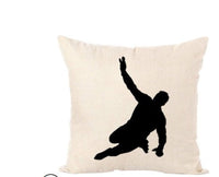 HKM-762963 Nordic Style Linen Basketball Throw Pillow Cover for Home Decor - 45x45cm