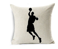 HKM-762963 Nordic Style Linen Basketball Throw Pillow Cover for Home Decor - 45x45cm