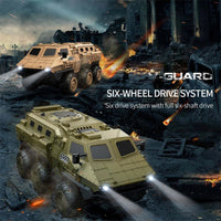HKM-763091 1/16 RC High-Speed Climbing Armored Car Toy for Kids - 6WD Military Vehicle
