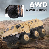 HKM-763091 1/16 RC High-Speed Climbing Armored Car Toy for Kids - 6WD Military Vehicle