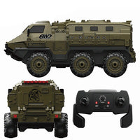HKM-763091 1/16 RC High-Speed Climbing Armored Car Toy for Kids - 6WD Military Vehicle